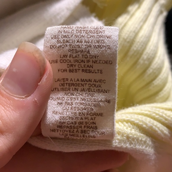 Free People  Zip up Jacket szM white and yellow asymmetric - Picture 9 of 9